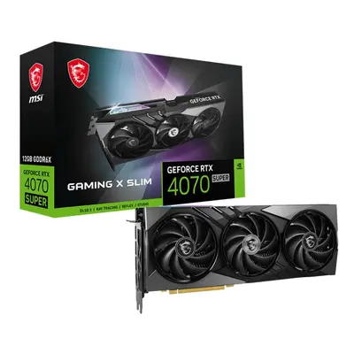 MSI Karta graficzna GeForce RTX 4070 SUPER 12G GAMING X SLIM GDDRX6 192bit