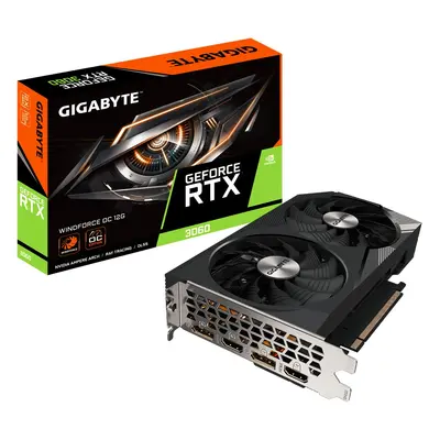 Gigabyte Karta graficzna GeForce RTX 3060 Windforce OC 2.0 12GB GDDR6 192bit