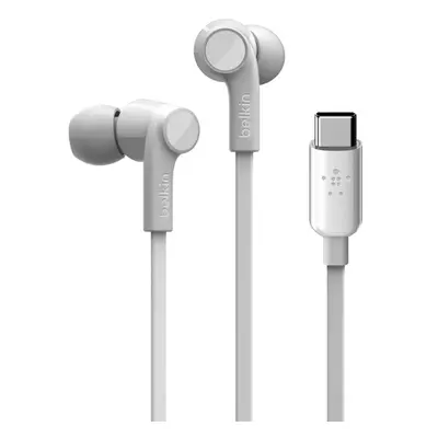 Belkin Słuchawki Rockstar USB-C białe