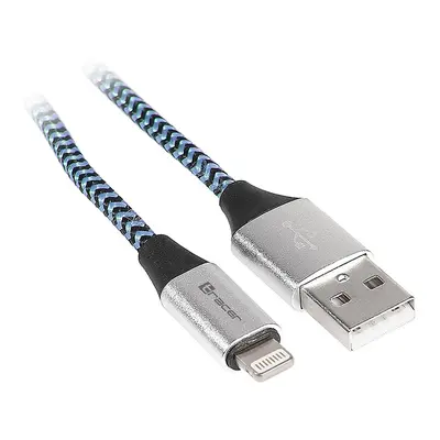 Tracer Kabel USB 2.0 iPhone AM lightning 1,0m czarno-niebieski