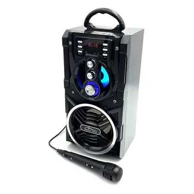 Media-Tech Głośnik PARTYBOX BT MT3150 Karaoke/Bluetooth 5.0/FM/MP3/USB/AUX/LED/USB-C/RMS 18W/PMP