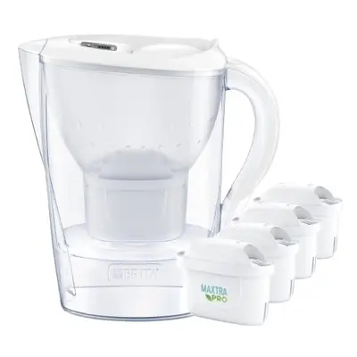 Brita Dzbanek filtrujący 3,5l Marella XL + 4 wkłady Maxtra Pro Pure Performance biały