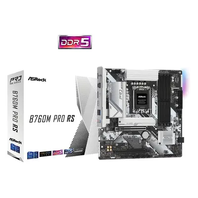 ASRock Płyta główna B760M Pro RS s1700 4DDR5 DP/HDMI mATX