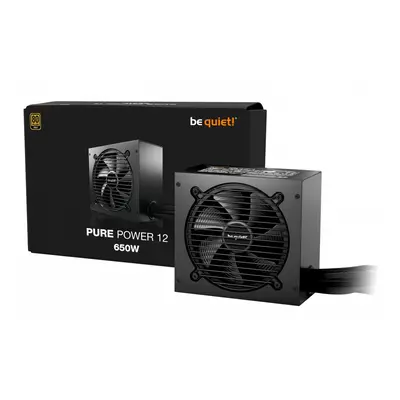 Be quiet! Zasilacz Pure Power 12 650W ATX 3.1 80PLUS GOLD