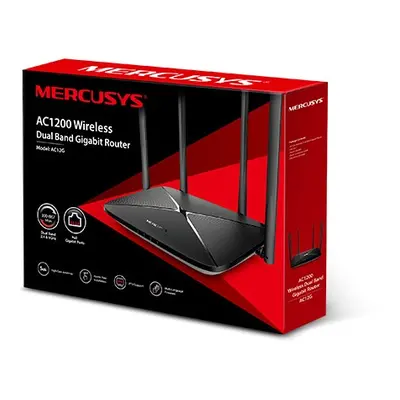 TP-LINK Router Mercusys AC12G AC1200 1xWAN 3xLAN-1Gb