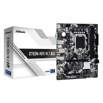 ASRock Płyta główna B760M-HDV/M.2 D4 s1700 2DDR4 DP/HDMI mATX