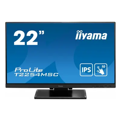 IIYAMA Monitor 21.5 cala T2254MSC-B1AG pojemnościowa 10 punktów, IPS, powłoka AG