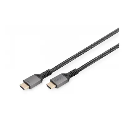 Digitus Kabel Premium połączeniowy HDMI 2.1 Ultra HighSpeed 8K60Hz UHD Typ HDMI A/A M/M 2m Czarn