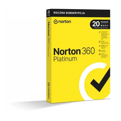 Norton 360 Platinum 100GB PL 1Użytkownik 20Urz±dzeń 1Rok 21427517