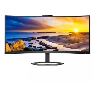 Philips Monitor 34 cale 34E1C5600HE VA HDMI DP USB-C HAS Kamera Głośniki