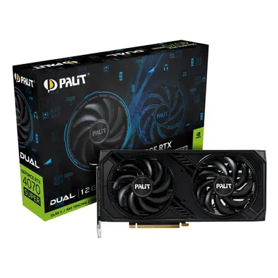 Palit Karta graficzna GeForce RTX 4070 SUPER DUAL 12GB GDDR6X 192bit 3DP