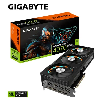 Gigabyte Karta graficzna RTX 4070 SUPER GAMING OC 12G GDDR6X 192bit 3DP