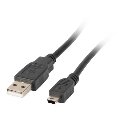 Lanberg Kabel USB 2.0 mini AM-BM5P 1.8M czarny (CANON)