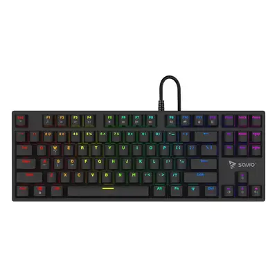 Savio Klawiatura mechaniczna RGB Tempest X2 Outemu Red