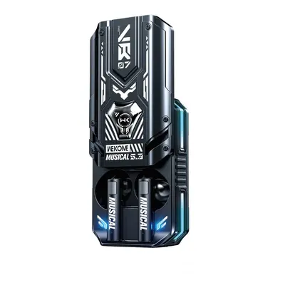 WEKOME Słuchawki bezprzewodowe VB07 Mecha Series - Bluetooth V5.3 TWS z etui ładującym Czarne