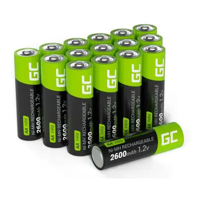 Green Cell Akumulatorki paluszki AA R6 2600mAh 16 sztuk