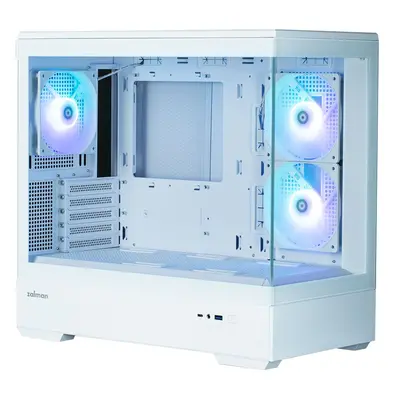 Zalman Obudowa P30 V2 MicroATX Mini Tower 3 FansRGB Biała