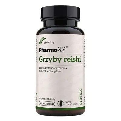 Suplement Grzyby reishi 10% polisacharydów 90 kaps PharmoVit Classic