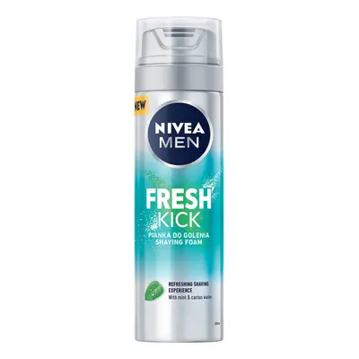 Men Fresh Kick odświeżająca pianka do golenia 200ml Nivea