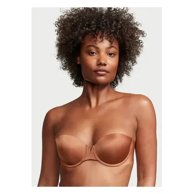 Victoria's Secret Bare Biustonosz lekko usztywniany bez ramiączek Strapless