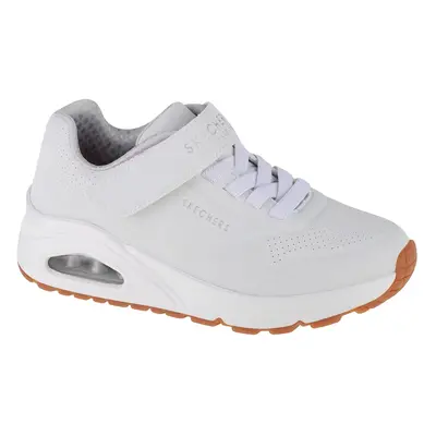 Skechers Uno Air Blitz 403673L-WHT, Dla chłopca, Białe, buty sneakers, skóra syntetyczna, rozmia