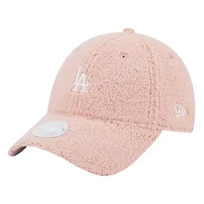 New Era Wmns 9FORTY Teddy Los Angeles Dodgers Cap 60364303, Damskie, Różowe, czapki z daszkiem, 