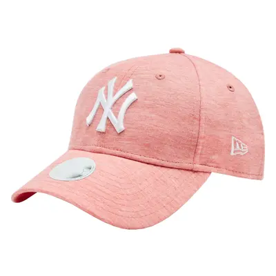 New Era Wmns Jersey Ess 9FORTY New York Yankees Cap 60298632, Damskie, Różowe, czapki z daszkiem