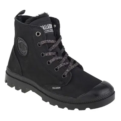 Palladium Pampa Hi Zip WL 95982-010-M, Damskie, Czarne, buty sneakers, nubuk, rozmiar: 37