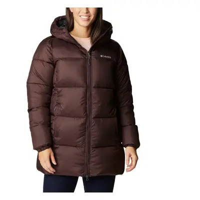 Columbia Puffect Mid Hooded Jacket 1864791203, Damskie, Brązowe, kurtki, poliester, rozmiar: L