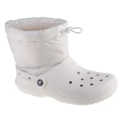 Crocs Classic Lined Neo Puff Boot 206630-143, Damskie, Białe, śniegowce, syntetyk, rozmiar: 37/3