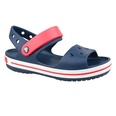 Crocs Crocband Sandal Kids 12856-485, Dla dziewczynki, Granatowe, sandały sportowe, syntetyk, ro
