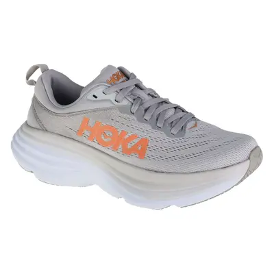 Hoka W Bondi 8 1127952-HMLR, Damskie, Szare, buty do biegania, tkanina, rozmiar: 38 2/3