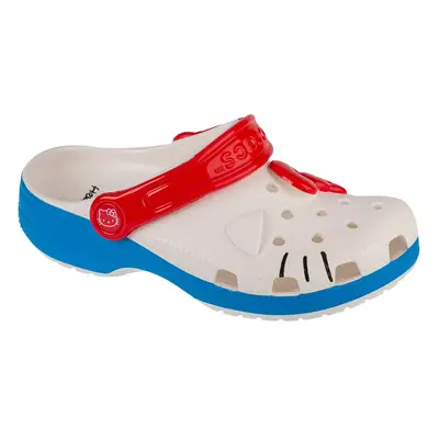 Crocs Classic Hello Kitty Iam Kids Clog 209454-100, Dla dzieci, Białe, klapki, syntetyk, rozmiar