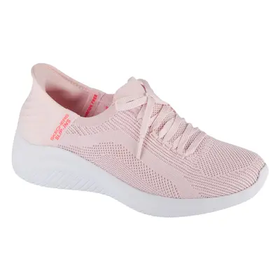 Skechers Slip-Ins Ultra Flex 3.0 - Brilliant 149710-LTPK, Damskie, Różowe, buty sneakers, tkanin