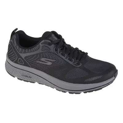 Skechers Go Run Consistent - Fleet Rush 220035-BKGY, Męskie, Czarne, buty do biegania, tkanina, 