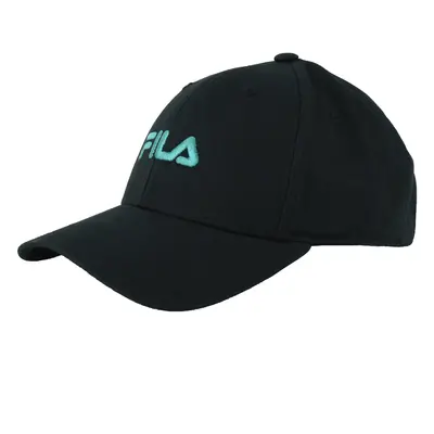 Fila Brasov 6 Panel Cap FCU0019-80001, Męskie, Czarne, czapki z daszkiem, bawełna, rozmiar: One 