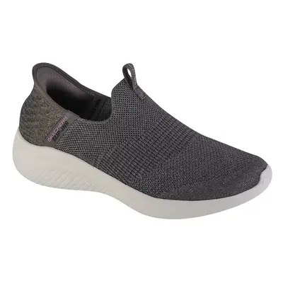 Skechers Slip-Ins Ultra Flex 3.0 Smooth Step 149709-GRY, Damskie, Szare, buty sneakers, tkanina,