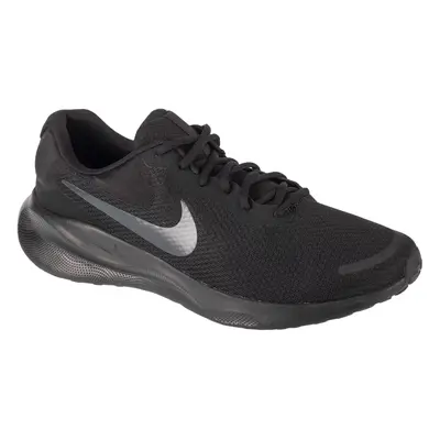 Nike Revolution 7 FB2207-005, Męskie, Czarne, buty do biegania, przewiewna siateczka, rozmiar: 4