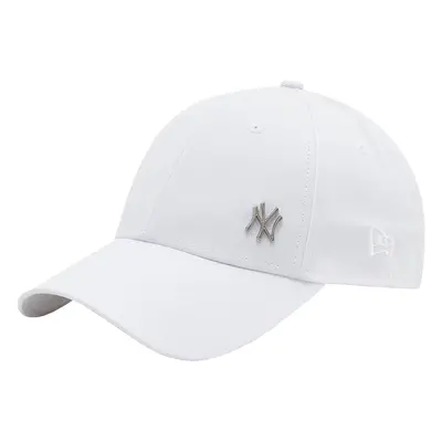 New Era 9FORTY New York Yankees Flawless Cap 11209938, Unisex, Białe, czapki z daszkiem, bawełna