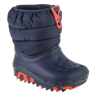 Crocs Classic Neo Puff Boot Toddler 207683-410, Dla chłopca, Granatowe, śniegowce, syntetyk, roz