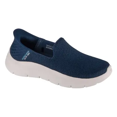 Skechers Slip-Ins: GO WALK Flex - Relish 124963-NVY, Damskie, Granatowe, buty sneakers, tkanina,