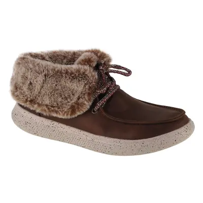 Skechers Skipper - Hang Glider 113443-BRN, Damskie, Brązowe, buty zimowe, skóra, rozmiar: 35,5