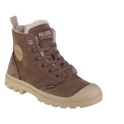 Palladium Pampa Hi Zip WL 95982-212-M, Damskie, Brązowe, buty sneakers, nubuk, rozmiar: 37