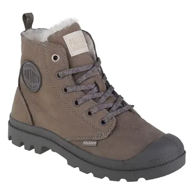 Palladium Pampa Hi Zip WL 95982-055-M, Damskie, Szare, buty sneakers, nubuk, rozmiar: 37