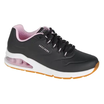 Skechers Uno 2 - 2nd Best 155542-BLK, Damskie, Czarne, buty sneakers, skóra syntetyczna, rozmiar