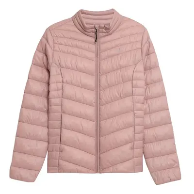 4F Women's Jacket H4Z21-KUDP002-56S, Damskie, Różowe, kurtki, poliamid, rozmiar: M