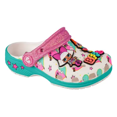 Crocs LOL Surprise BFF Kids Classic Clog 209472-100, Dla dziewczynki, Białe, klapki, syntetyk, r