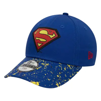 New Era 9FORTY DC Superman Kids Cap 60298810, Dla chłopca, Niebieskie, czapki z daszkiem, bawełn