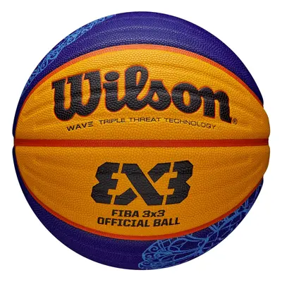 Wilson FIBA 3X3 Paris Retail 2024 Game Ball WZ1011502XB, Unisex, Żółte, piłki do koszykówki, pol