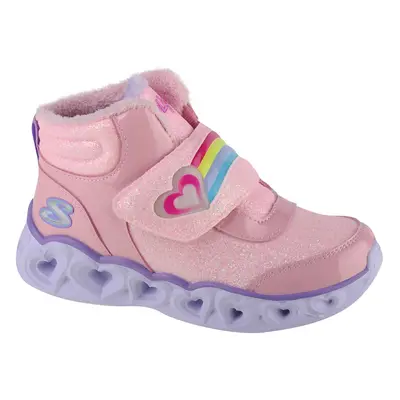 Skechers Heart Lights - Brilliant Rainbow 302669L-PKLV, Dla dziewczynki, Różowe, buty zimowe, tk